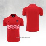 Atletico Madrid Shirt Polo 2022-2023 Red