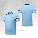 Manchester City Shirt Polo 2022-2023 Blue
