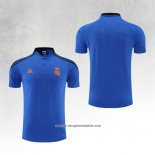 Real Madrid Shirt Polo 2022-2023 Blue