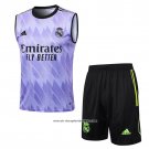 Tracksuit Real Madrid 2023-2024 Without Sleeves Purpura