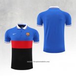 Barcelona Shirt Polo 2022-2023 Blue Red Black
