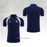 Paris Saint-Germain Shirt Polo Jordan 2022-2023 Blue Marino