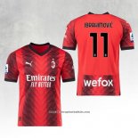 AC Milan Player Ibrahimovic Home Shirt 2023-2024