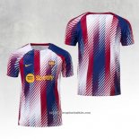Barcelona Shirt Pre-Match 2023 Blue and Red