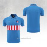 Atletico Madrid Shirt Polo 2022-2023 Blue