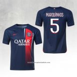 Paris Saint-Germain Player Marquinhos Home Shirt 2023-2024