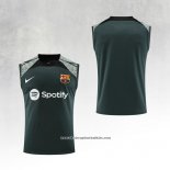 Barcelona Training Shirt 2023-2024 Without Sleeves Green