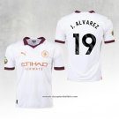 Manchester City Player J.Alvarez Away Shirt 2023-2024