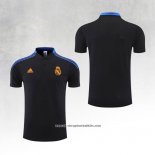 Real Madrid Shirt Polo 2022-2023 Black and Blue