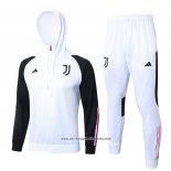 Sweatshirt Tracksuit Juventus 2023-2024 Kid White and Black