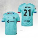 Barcelona Player F.De Jong Third Shirt 2023-2024