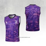 Juventus Training Shirt 2023-2024 Without Sleeves Purpura