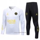 Sweatshirt Tracksuit Paris Saint-Germain Jordan 2023-2024 Kid White