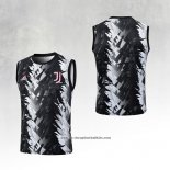 Juventus Training Shirt 2023-2024 Without Sleeves Black and Grey