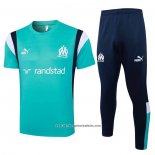 Tracksuit Olympique Marseille 2023-2024 Short Sleeve Green