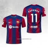 Barcelona Player Raphinha Home Shirt 2023-2024