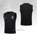 Corinthians Training Shirt 2023-2024 Without Sleeves Black