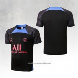 Paris Saint-Germain Training Shirt Jordan 2022-2023 Black and Blue