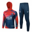 Sweatshirt Tracksuit Paris Saint-Germain 2023-2024 Kid Red and Blue