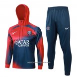 Sweatshirt Tracksuit Paris Saint-Germain 2023-2024 Kid Red and Blue