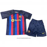 Barcelona Home Shirt 2022-2023 Kid