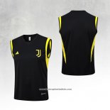 Juventus Training Shirt 2023-2024 Without Sleeves Black