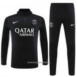 Sweatshirt Tracksuit Paris Saint-Germain 2023-2024 Kid Black