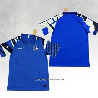 Inter Milan Shirt Polo 2023-2024 Blue