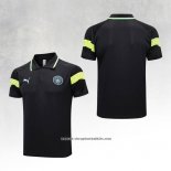 Manchester City Shirt Polo 2023-2024 Black