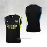 Arsenal Training Shirt 2023-2024 Without Sleeves Black