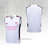 Arsenal Training Shirt 2023-2024 Without Sleeves White