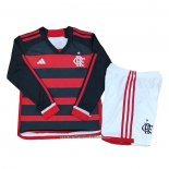 Flamengo Home Shirt 2024 Kid Long Sleeve