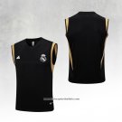 Real Madrid Training Shirt 2023-2024 Without Sleeves Black