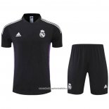 Tracksuit Real Madrid 2022-2023 Short Sleeve Black and Purpura - Shorts