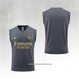 Arsenal Training Shirt 2023-2024 Without Sleeves Grey