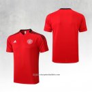 Manchester United Shirt Polo 2022-2023 Red