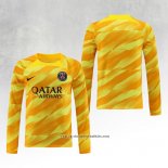 Paris Saint-Germain Goalkeeper Shirt 2023-2024 Long Sleeve Yellow