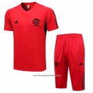 Tracksuit Flamengo 2023-2024 Short Sleeve Red - Shorts