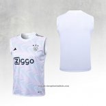 Ajax Training Shirt 2023-2024 Without Sleeves White