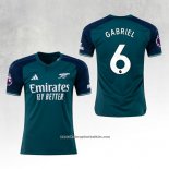 Arsenal Player Gabriel Third Shirt 2023-2024