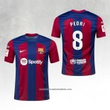 Barcelona Player Pedri Home Shirt 2023-2024