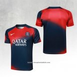 Paris Saint-Germain Training Shirt 2023-2024 Red and Blue