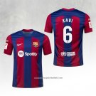 Barcelona Player Xavi Home Shirt 2023-2024