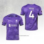 Liverpool Player Virgil Third Shirt 2023-2024
