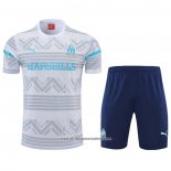 Tracksuit Olympique Marseille 2022-2023 Short Sleeve Grey - Shorts